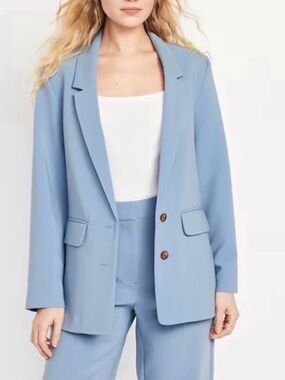 Old Navy Women’s Light Blue Oversized Blazer